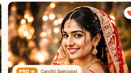 Priya & Arun wedding portrait